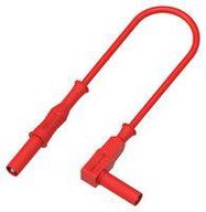 TEST LEAD, 4MM BANANA PLUG-PLUG, RED, 1M