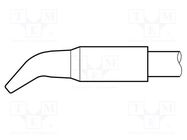 Tip; bent chisel; 3.2x1.5mm; longlife; for soldering station JBC TOOLS