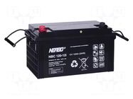 Re-battery: acid-lead; 12V; 120Ah; AGM; maintenance-free; 35kg NERBO