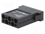 Connector: HDC; module; female; 400V; PIN: 10; w/o contacts AMPHENOL
