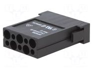 Connector: HDC; module; female; 400V; PIN: 10; for cable; 1.6mm AMPHENOL