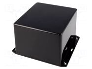 Enclosure: multipurpose; X: 120mm; Y: 120mm; Z: 94mm; 1591; ABS; black HAMMOND