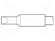Tip; chisel; 5x1.2mm; longlife JBC TOOLS