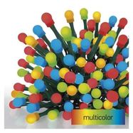 LED Christmas cherry chain – balls, 20 m, outdoor and indoor, multicolour, programmes, EMOS