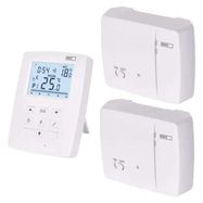 Room programmable wireless OpenTherm thermostat P5611OT.2R with 2 receivers, EMOS