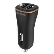 Car Charger 2xUSB 30W Duracell (Black), Duracell