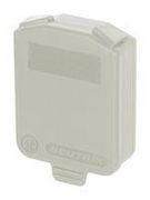 HINGED SEALING COVER, D-SIZE CONN, WHITE