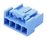 RCPT HOUSING, 4POS, 4MM, PBT GF