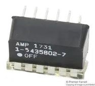 DIP SWITCH, 6POS, SPST, PIANO KEY, TH