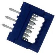 IDC CONN, BOARD-IN, 6POS, 2ROW, 2.54MM