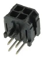 CONN, HEADER, 4POS, 2ROW, 3MM
