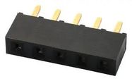 CONNECTOR, RCPT, 5POS, 1ROW, 2.54MM
