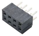 CONNECTOR, RCPT, 6POS, 2MM