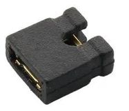 SHUNT, 2POS, 2MM, BLACK