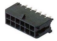 CONNECTOR, HEADER, 8POS, 2ROW, 3MM