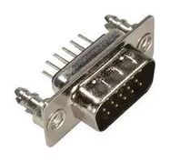 HD D-SUB CONN, PLUG, 62POS, TH