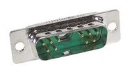 D SUB CONN, PLUG, 11 POS, SOLDER CUP