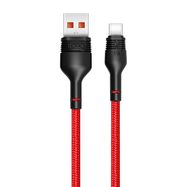 USB to USB-C cable XO NB55 5A, 1m (red), XO