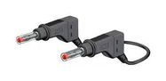 PVC TEST LEAD, BLACK, 2M, 600V, 32A