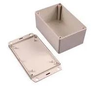 BOX, ABS, FLAT LID, 123X83X60.5MM