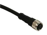 CABLE ASSY, M12 4POS RCPT-FREE END, 5M