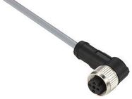 CABLE ASSY, M12 4POS RCPT-FREE END, 10M