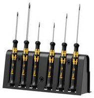 SCREWDRIVER SET AND RACK, 6PC