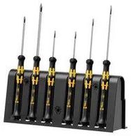 SCREWDRIVER SET AND RACK, 6PC