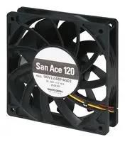 AXIAL FAN, 120MM, 24VDC, 171CFM, 58DBA