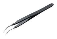 ESD TWEEZER, CURVED/POINTED, 120MM