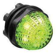 PANEL INDICATOR, 22.5MM, GREEN, 24V