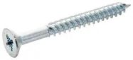 CSK HEAD POZIDRIV WOOD SCREW, STEEL, 6G