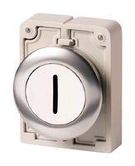 SWITCH ACTUATOR, 30MM PUSHBUTTON, WHITE