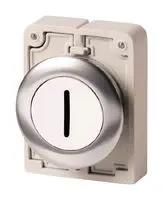 SWITCH ACTUATOR, 30MM PUSHBUTTON, WHITE