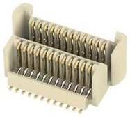 CONN, STACK, HERMAPHRODITIC, 24POS, 2ROW; Product Range:FPH Connector; No. of Contacts:24Contacts; Gender:Hermaphroditic; Pitch Spacing:0.5mm; Contact Termination Type:Surface Mount; No. of Rows:2Rows; Row Pitch:5.1mm; Contact Plating:Gold Plated Contacts