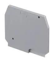 END PLATE, 2.8MM, GREY, TERMINAL BLOCK