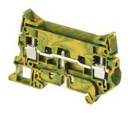 TERMINAL BLOCK, DIN RAIL, 2POS, 6AWG