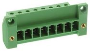 TERMINAL BLOCK, HDR, 8POS, SCREW CLAMP