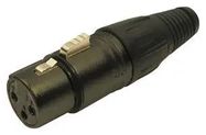 CONNECTOR, XLR, PLUG, 3POS, CABLE
