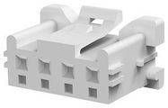 CONN HOUSING, PLUG, 4POS, 2.5MM