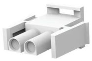PLUG HOUSING, 2POS, NYLON 6/6, NATURAL