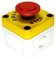 EMERGENCY STOP SW, MUSHROOM, 1.5A, 250V