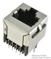 CONN, RJ45 JACK, 8P8C, CAT3, BLK