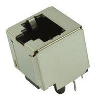 CONN, RJ45 JACK, 8P8C, CAT5, BLK