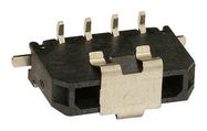 CONNECTOR, HEADER, 4POS, 1ROW, 3MM