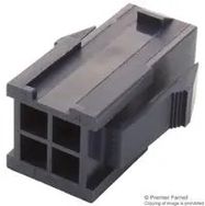 CONNECTOR HOUSING, PLUG, 4POS