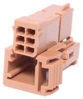 CONNECTOR HOUSING, RCPT, 6POS, 2.54MM