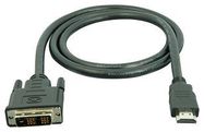 CABLE, DVI-A PLUG-HDMI PLUG, 1M