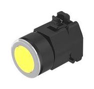 PUSHBUTTON ACTUATOR, ROUND, YELLOW, 35MM