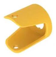 FINGER GUARD, YELLOW, IP65, RAISED